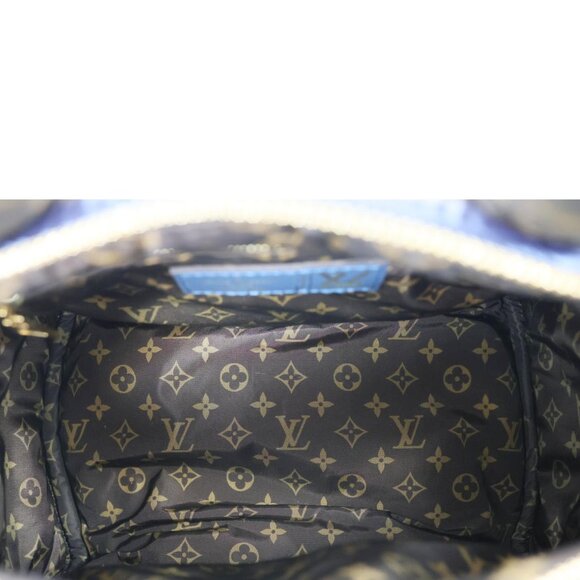 Louis Vuitton Speedy Pillow Bandouliere 25 Econyl Nylon Crossbody Bag Navy Blue - Picture 12 of 13